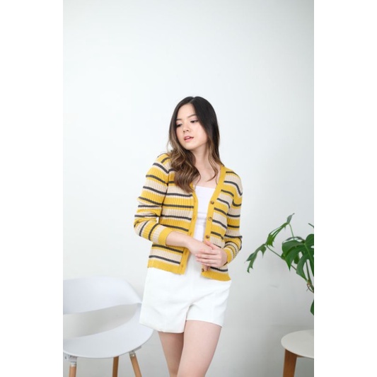 MIN JEE KNIT CARDI- CARDIGAN WANITA