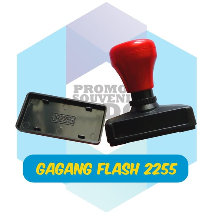 

Gagang stempel flash ukuran 22x55 mm