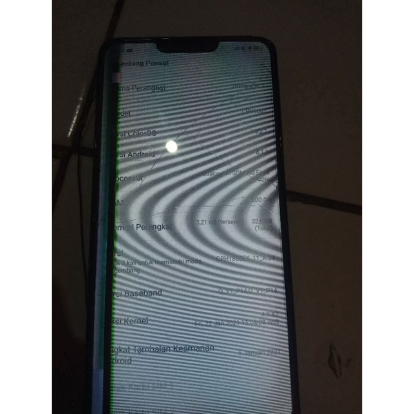 oppo a3s ram3 minus LCD