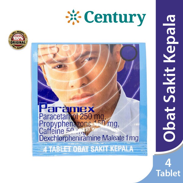 Paramex Tablet 1 Strip / Sakit Kepala / Paracetamol / Anti Nyeri / Sakit Gigi