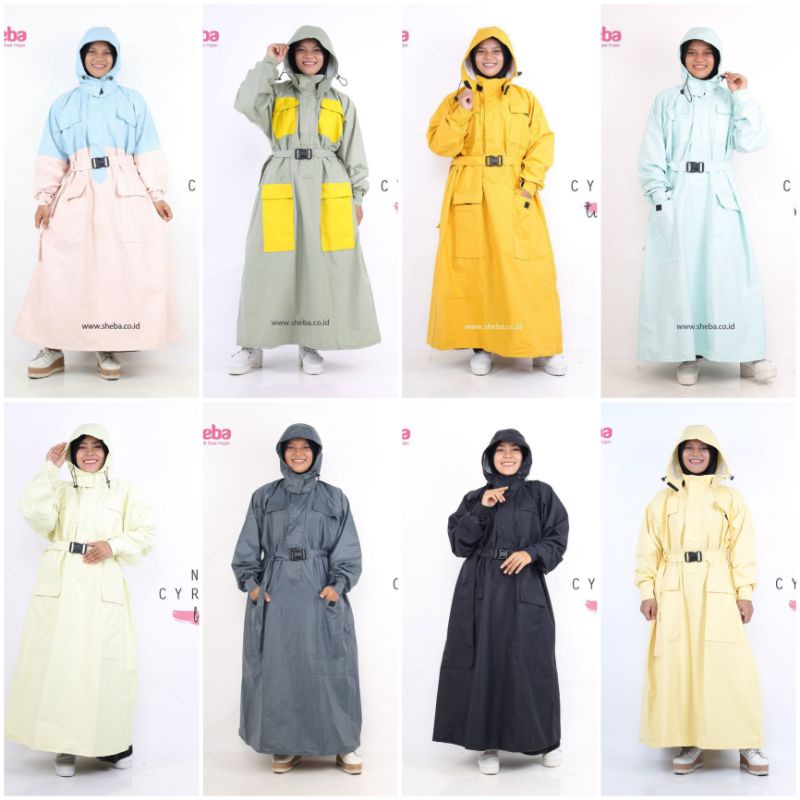 Jas Hujan Muslimah SHEBA