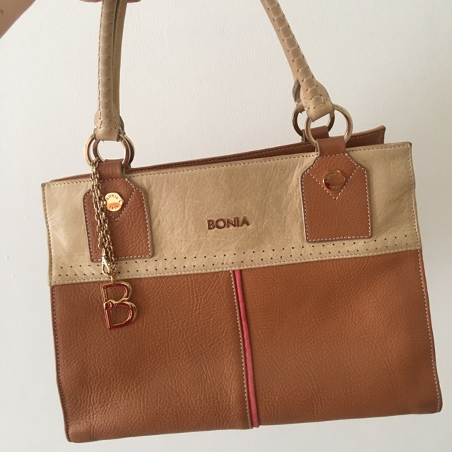PRE-LOVED ORIGINAL BONIA LEATHER BAG - TAS ASLI BONIA