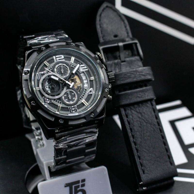 JAM TANGAN T5 H 3706G Spesial Edition/JAM TANGAN PRIA T5 H 3706 TERBARU/JAM TANGAN T5 TERLARIS/JAM T