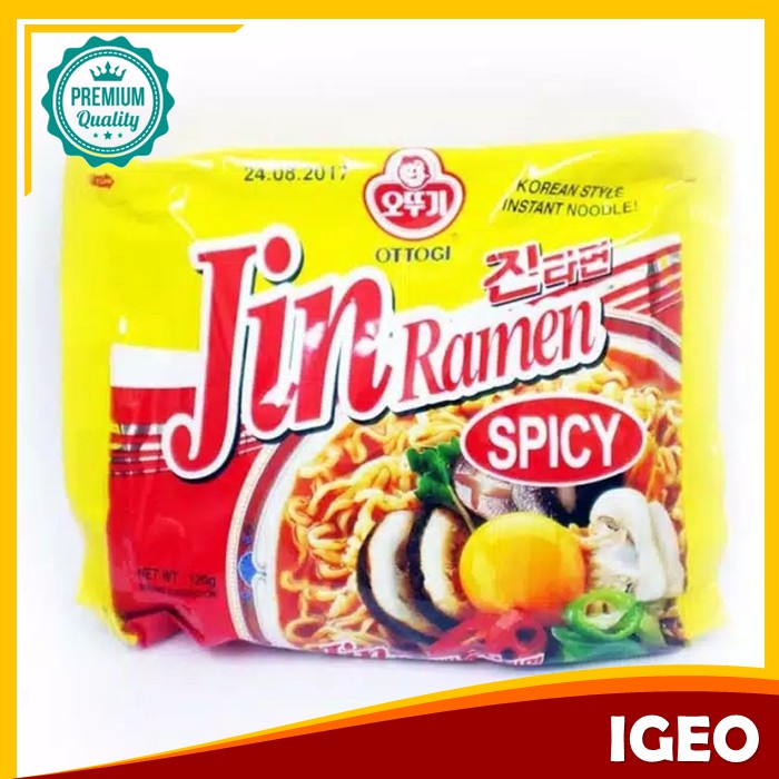 

Ottogi Jin Ramen Spicy Mie Ramen Instan Korea Pedas