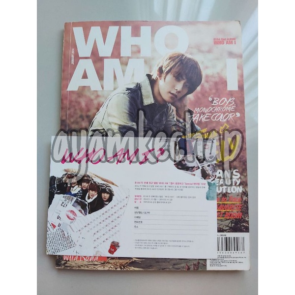 B1A4 WHO AM I official album