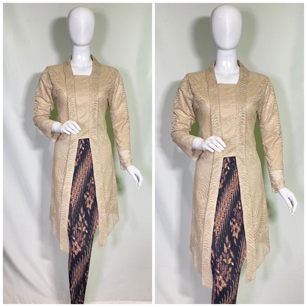 PROMO SET KEBAYA KUTUBARU TUNIK / KEBAYA KUTUBARU TUNIK BROKAT / SET KUTUBARU