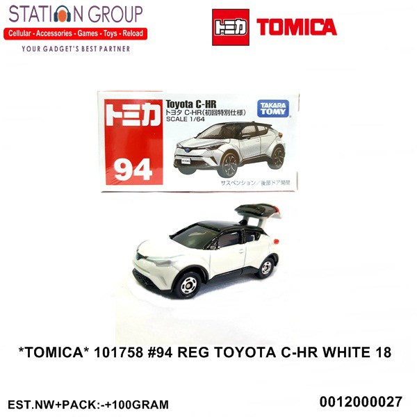 TOMICA 101758 #94 REGULER TOYOTA C-HR WHITE 18