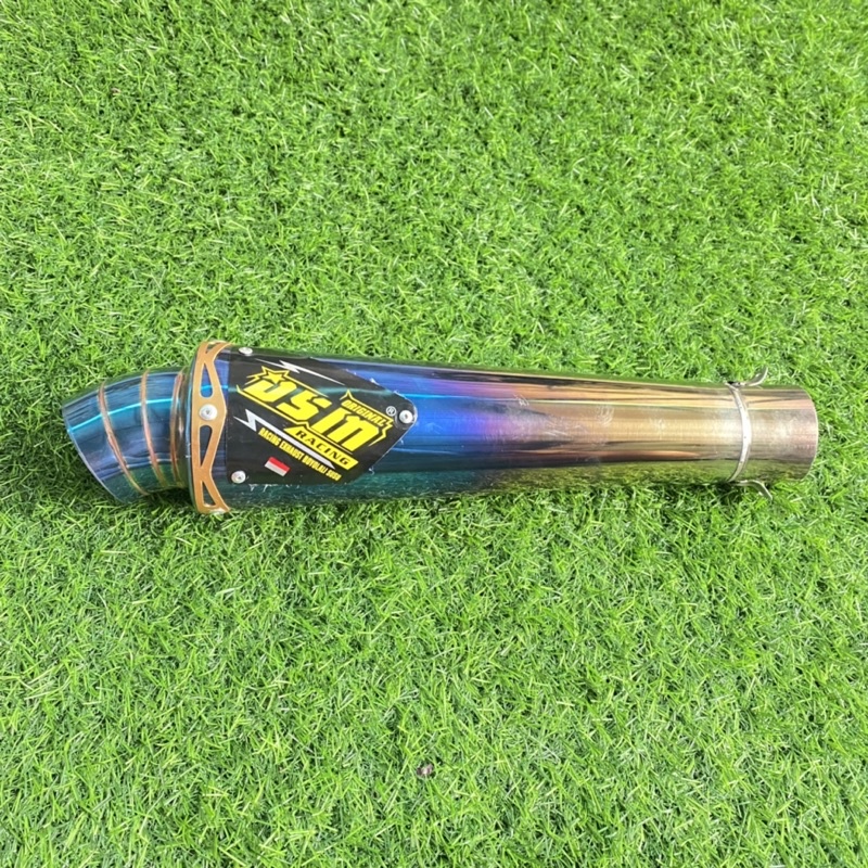 Knalpot Dsm kou Slencer original dsm blue