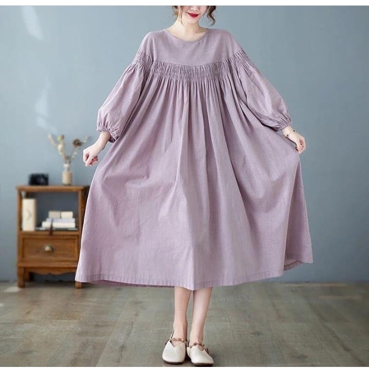 Sasa Tunik Baju Wanita Tunik Panjang Atasan Wanita Kekinian Ootd Korean Style Long Tunik Jumbo