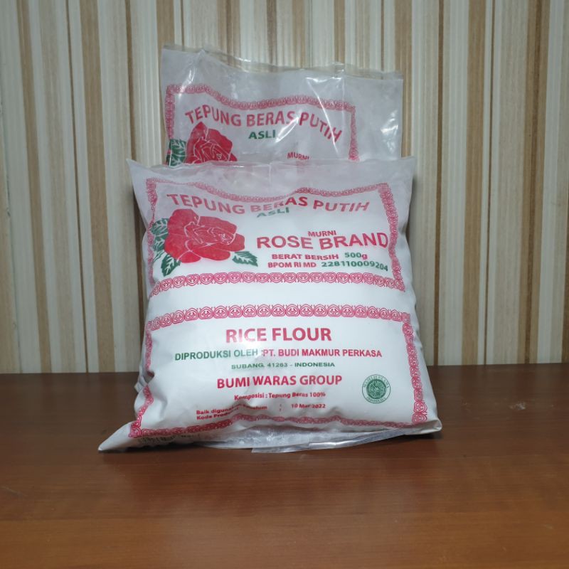 

Tepung Beras Putih Asli Rosebrand 500gr