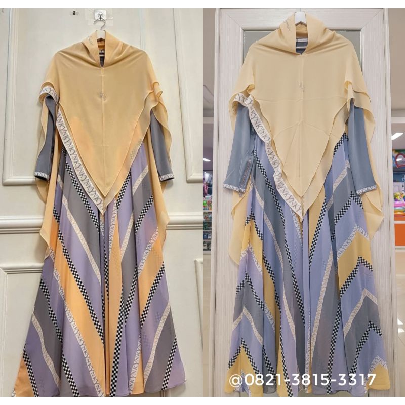 KAYUNIE/Alnara set by Kayunie/Set syar'i/Syar'i premium/Syar'i elegant