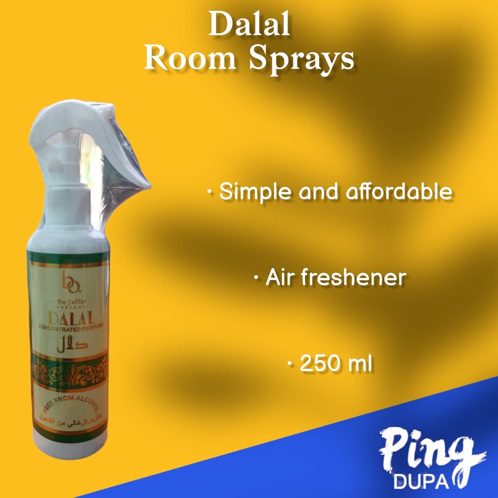 Pengharum Ruangan DALAL Fragrance Room Sprays Non Alcohol 250ml Kualitas Original