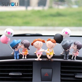 Suyou Miniatur Boneka Anak Laki-Laki / Perempuan Untuk Dekorasi Interior Mobil