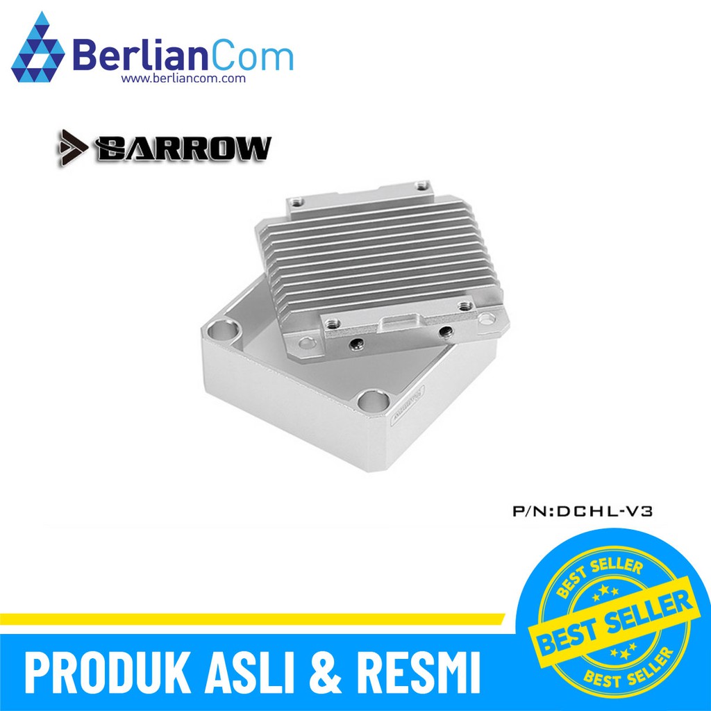 BARROW DCHL-V3 Aluminum Heatsink Top Kit For DDC Pump Silver