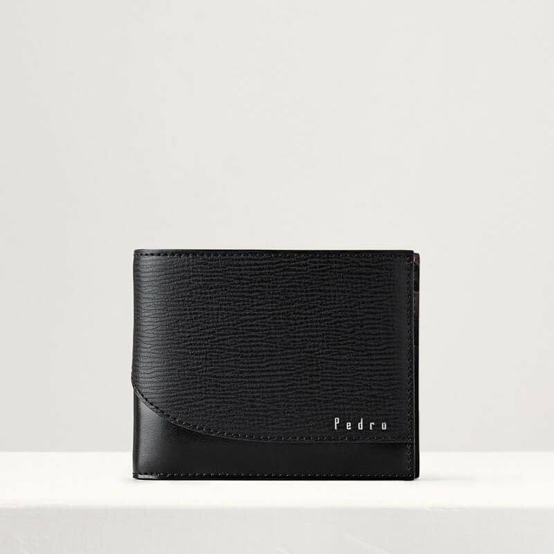 10.10 SALE | PDRO MEN TWO TONE BIFOLD WALLET + BELT GIFTSET