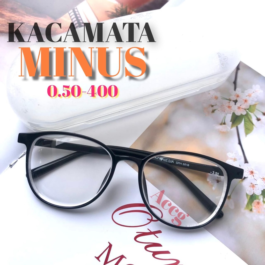 KACAMATA MINUS NEW OPTIK PRIA WANITA -0.50 - 4.00 READY STOCK TERBARU