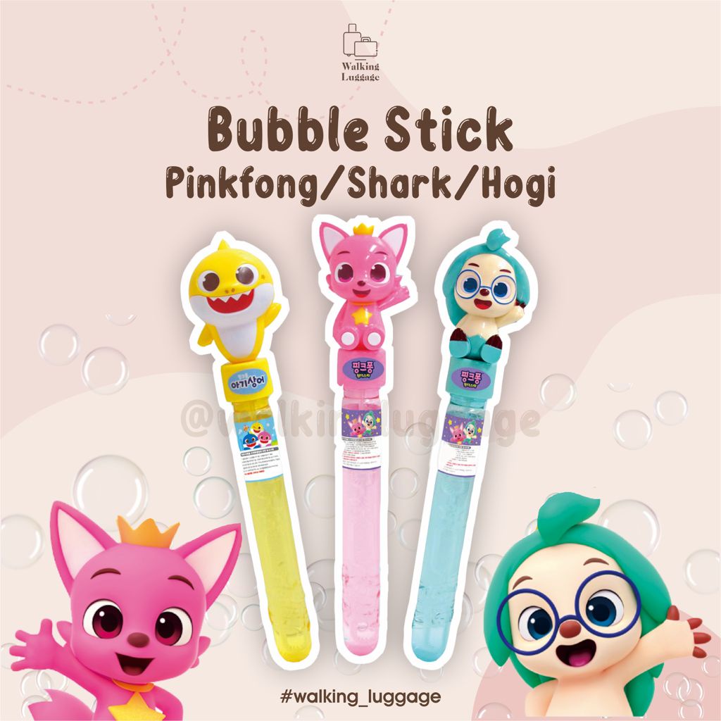 Pinkfong Bubble Stick (Pinkfong/Hogi/Baby Shark) | Mainan Bubble Anak Korea