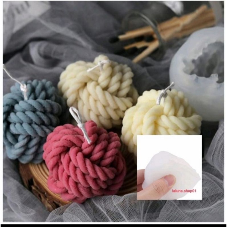 Cetakan Lilin / Sabun Handmade bahan Silikon