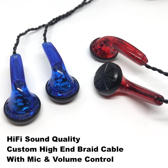 DIY Deep Bass Earphone Headset HiFi Sweet Vocal With Mic Smule PUBG