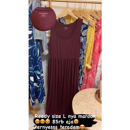 dress amazon essential panjang size L