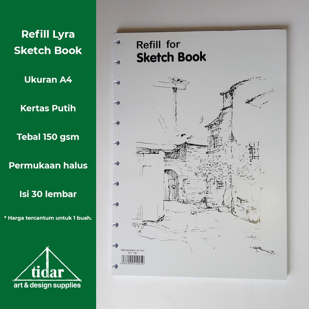 

Refill Lyra Sketchbook A4 - Refil Buku Gambar - Sketch / Drawing Book