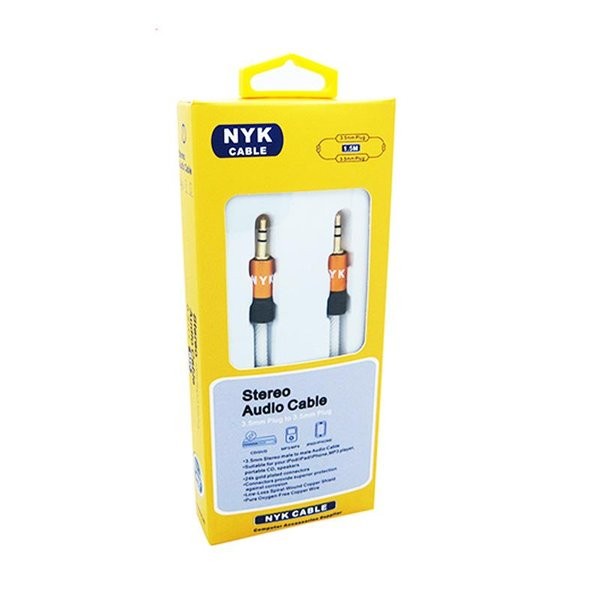 NYK Cable Audio Jack 3.5 to 3.5 mm Male To Male