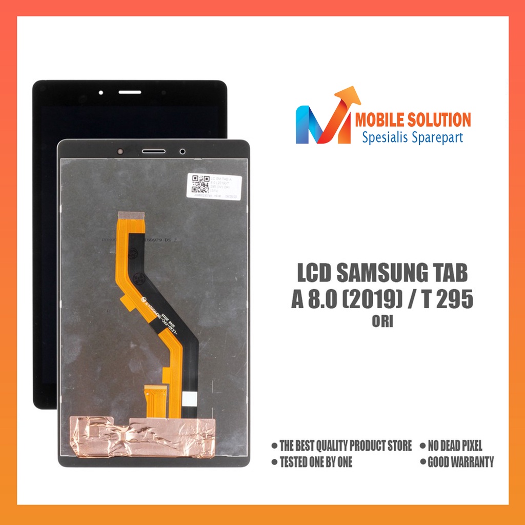 LCD Samsung Tab A8.0 / LCD Samsung Tab T295 2019 Fullset Touchscreen ORIGINAL 100% Garansi 1 Bulan + Packing / Bubble