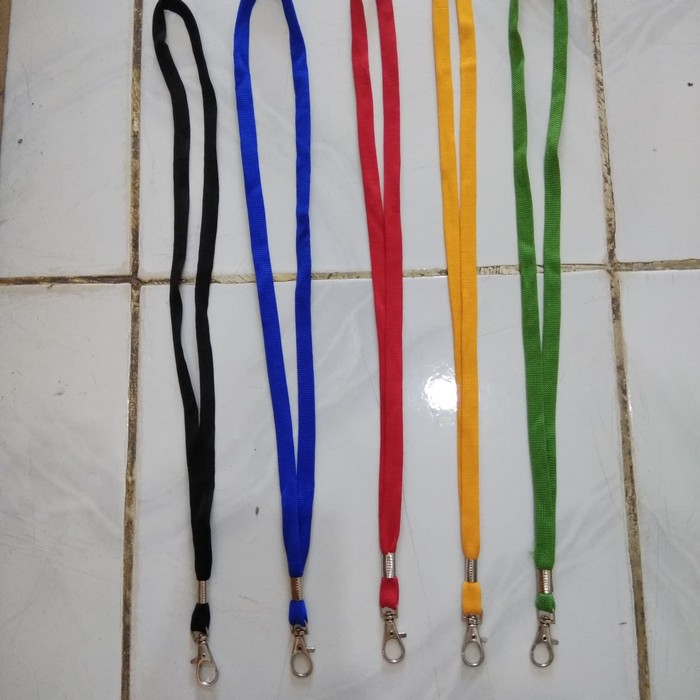 

Tali Gantungan ID Card Polos Warna 230 pcs campur