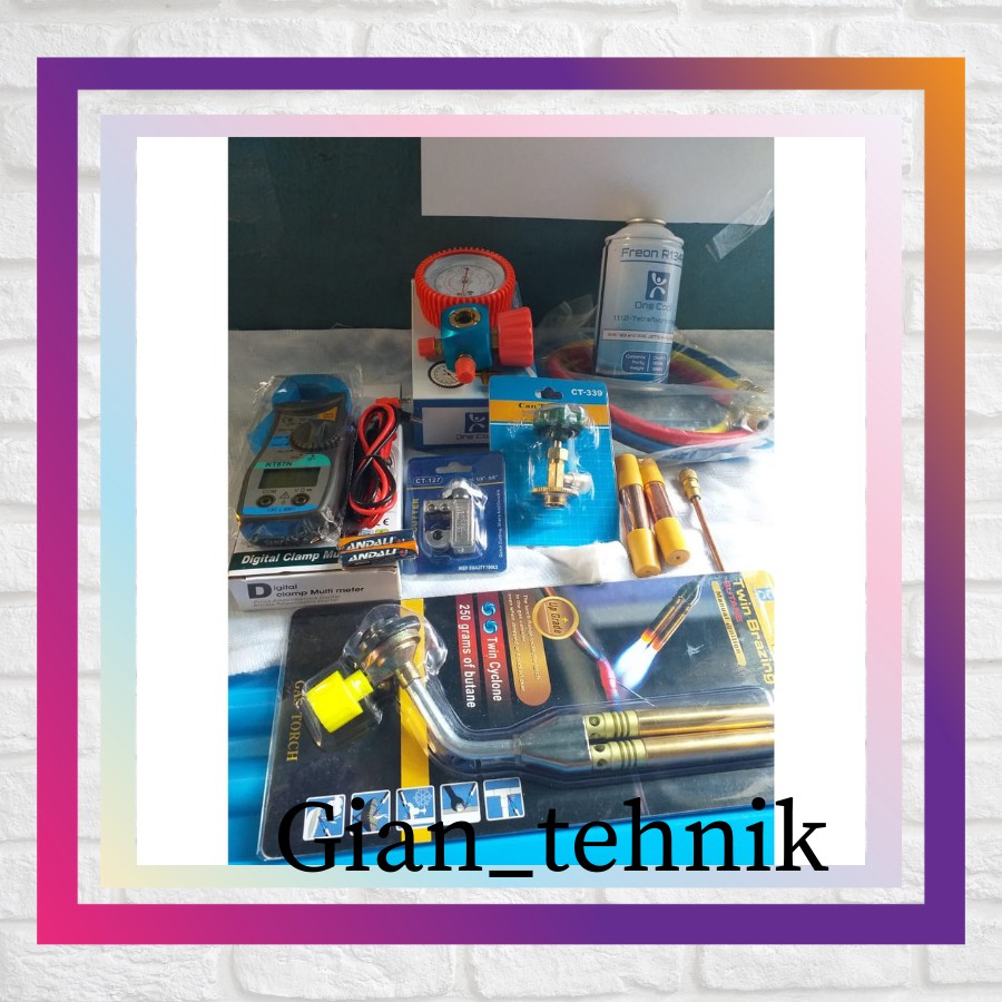 Paket komplit alat servis kulkas murah
