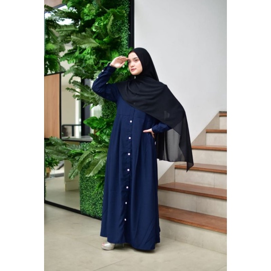 Gamis Kancing Ity Crepe Premium