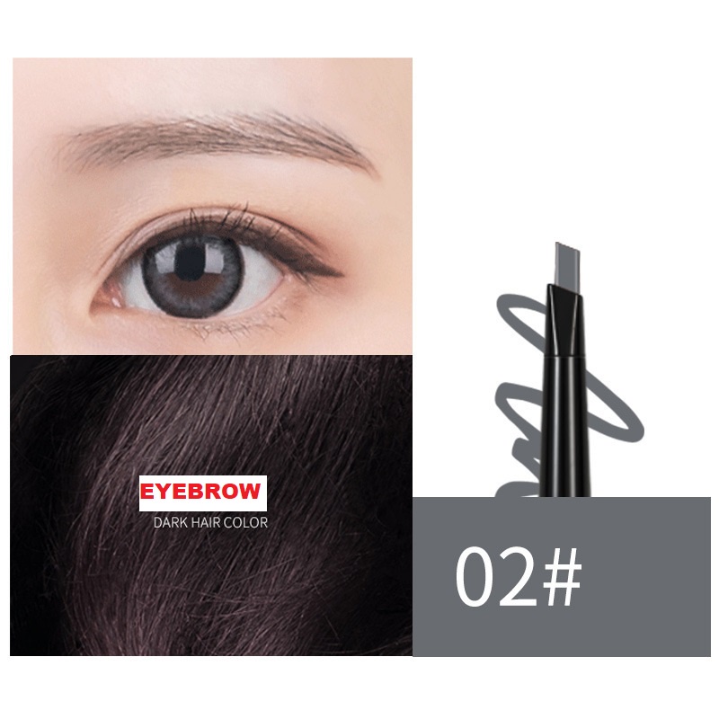 LAMEILA EYEBROW NEW ~ PENSIL ALIS PUTAR BERKEPALA DUA ~ TIDAK MUDAH LUNTUR 804