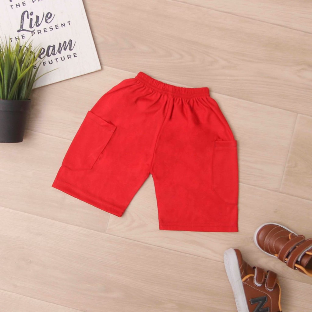 Jikialiang - CELANA CARGO ANAK UNISEX MURAH BAHAN KATUN USIA 1-8 TAHUN (CELANA)