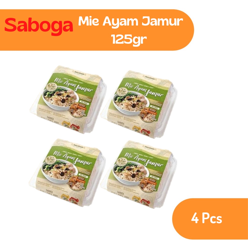 

Saboga Mie Ayam Jamur 125gr | Bundling 4
