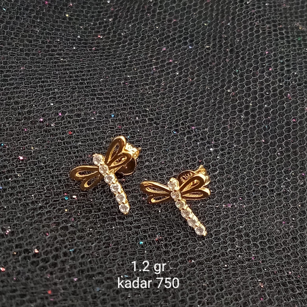 Anting Emas 17K - 1.2 gr Kadar 750 - 1154