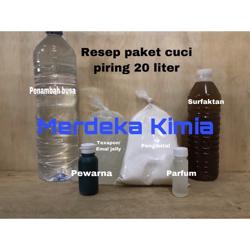 Paket Sabun cuci piring ( untuk 20 liter ) / Sabun Cuci Piring