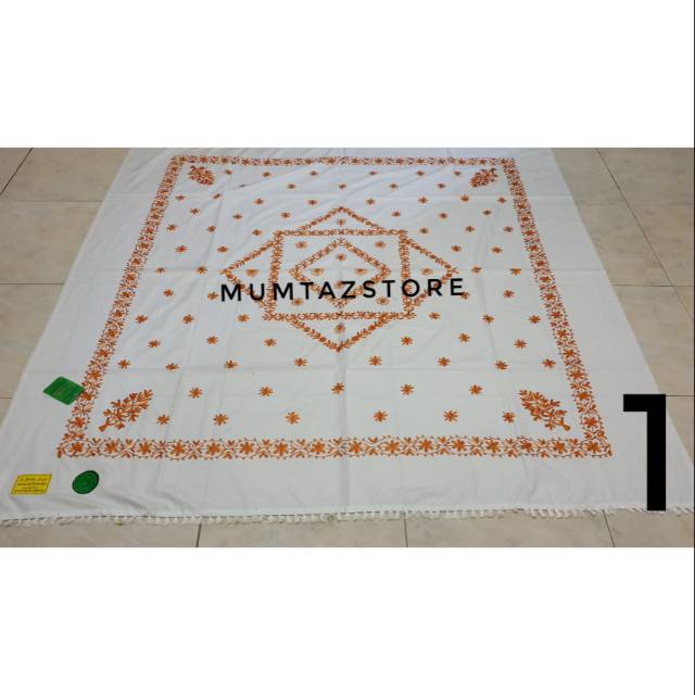 Imamah hijazy sulam bahan katun lembut original made in india