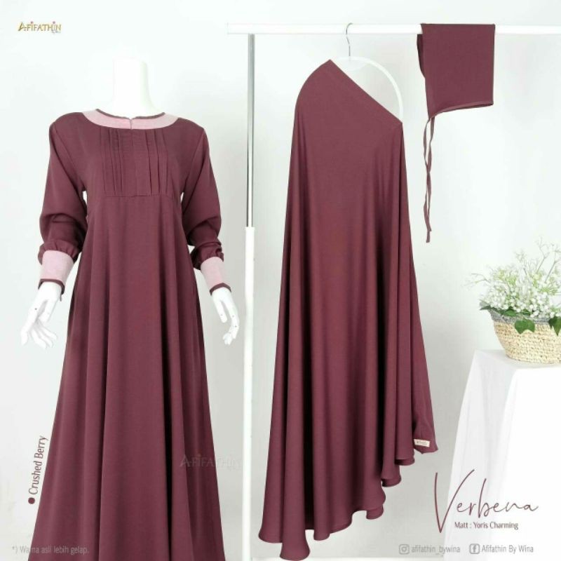 Gamis set Verbena by Afifathin