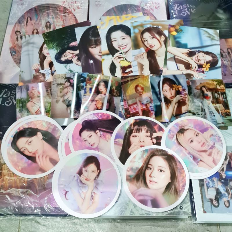 TWICE Hologram Photocard / Coaster/ Tasting Card - Official from Album Taste Of Love 10th nayeon tzu