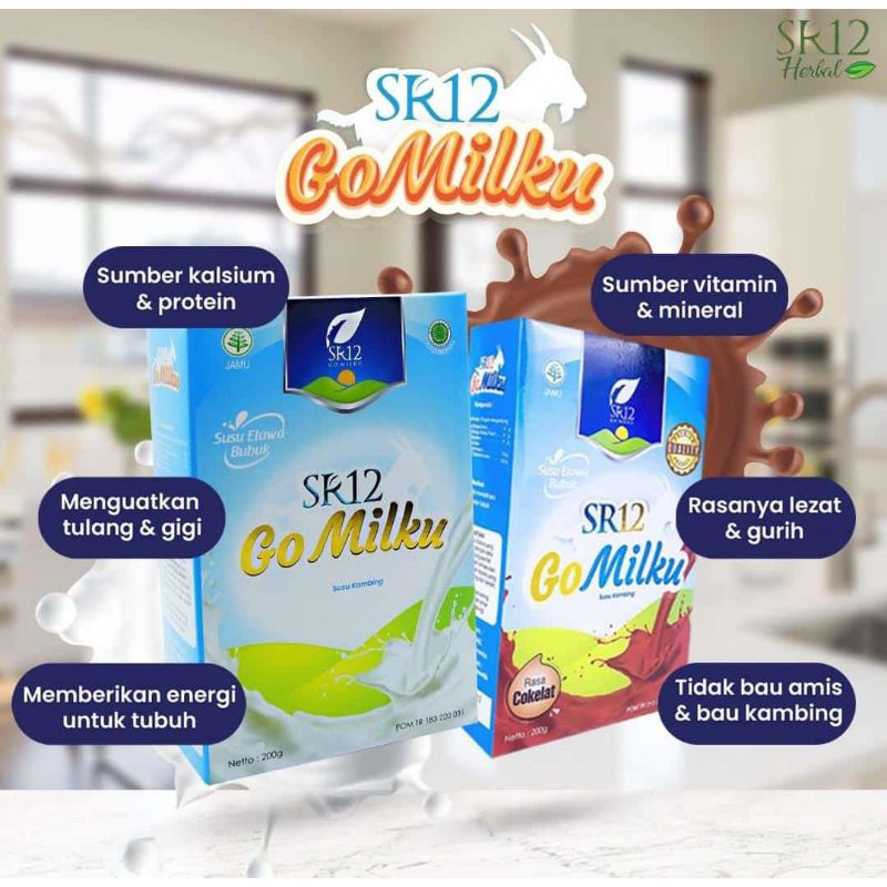 

GOMILKU SUSU KAMBING ETAWA SR12/ IMUN BOOSTER/ SUSU KAYA MANFAAT