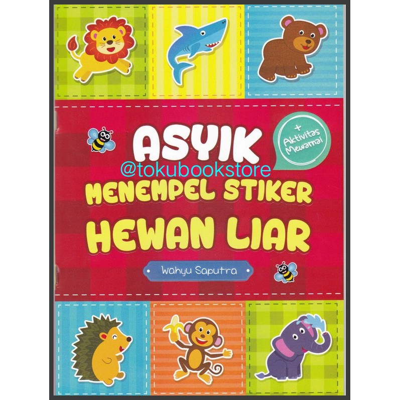 ASYIK MENEMPEL STIKER HEWAN LIAR