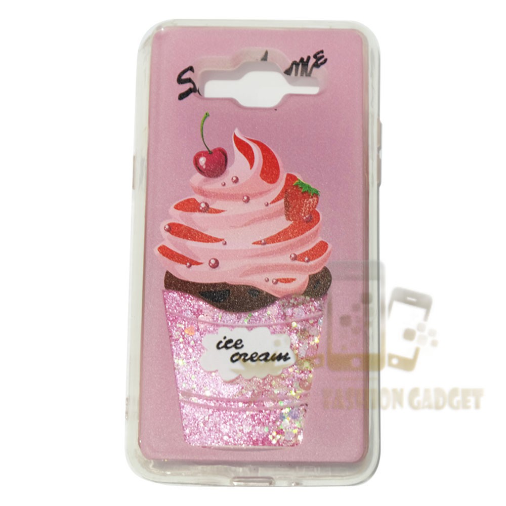 Silikon Samsung Galaxy J7 J700 / Case Water Glitter Blink-Blink / Casing Samsung Galaxy J7 J700