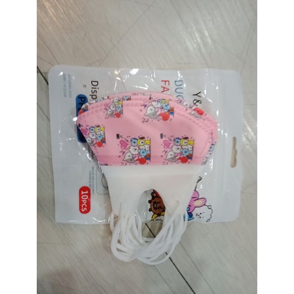 MASKER ANAK BTS ISI10PCS /PAK