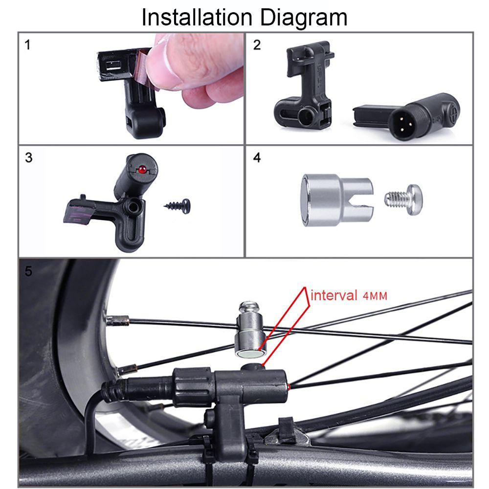 R-FLOWER Alat Sensor Kecepatan E-Bike BBS0102 BBSHD Refitting Parts Sepeda Listrik