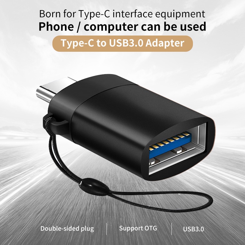 Actual【COD】USB 3.0 OTG Micro USB to Type-C Android Tablet/Laptop/Phone Adapter Converter Transfer Data Cepat converter for fast data transfer