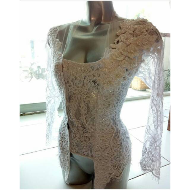 Kebaya modif full payet kristal  premium quality