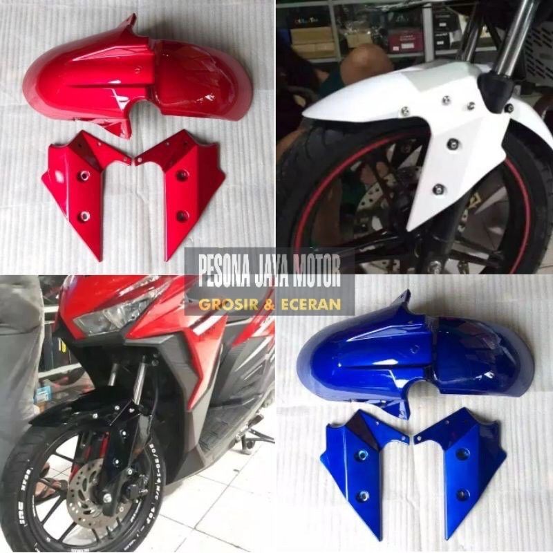 Spakbor Depan Modif Spakbor Depan Model Ninja 250 Fi Universal Semua Motor Bisa