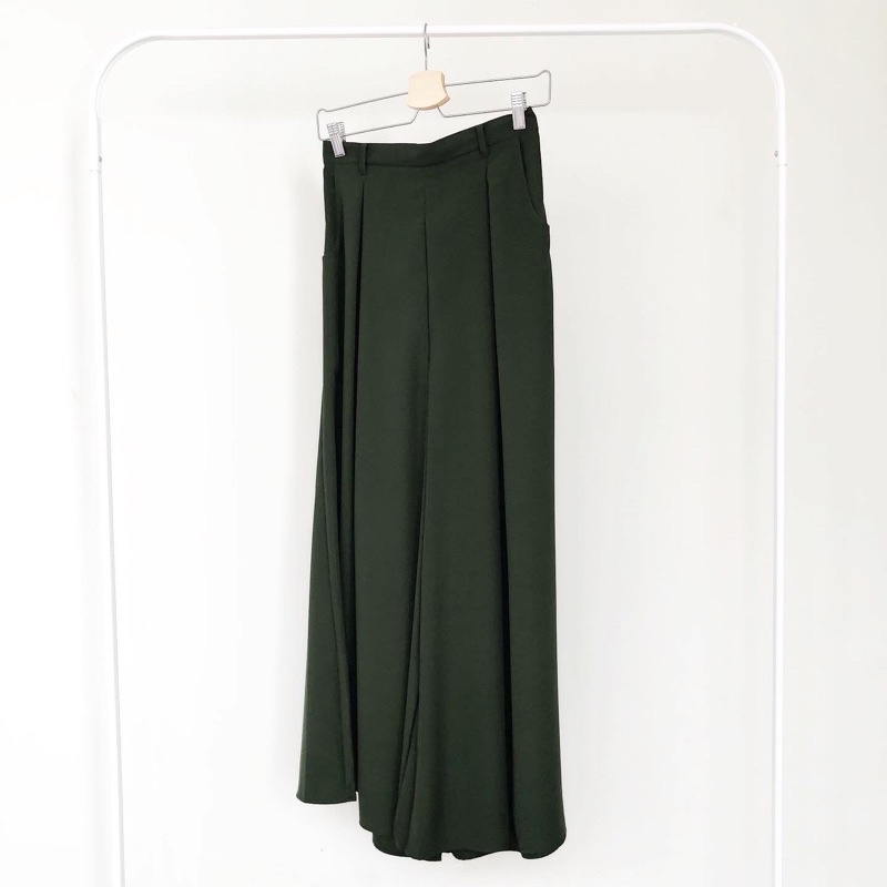 Skipper Blouse + Widepants (dijual terpisah)-Widepants Army