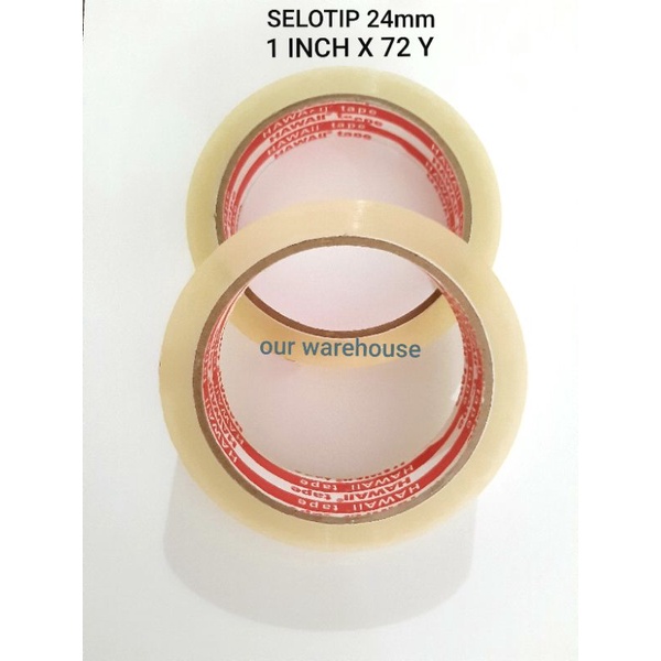 

SELOTIP 24 MM X 72 Y ATAU CELLOTAPE 1 INCH X 72 YARD