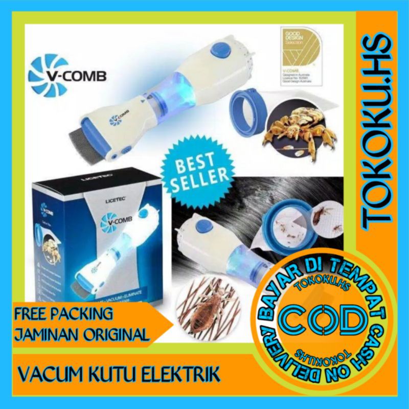 SISIR KUTU ELEKTRIK/SISIR KUTU/PEMBERSIH KUTU/PENGHILANG KUTU/VACUUM KUTU