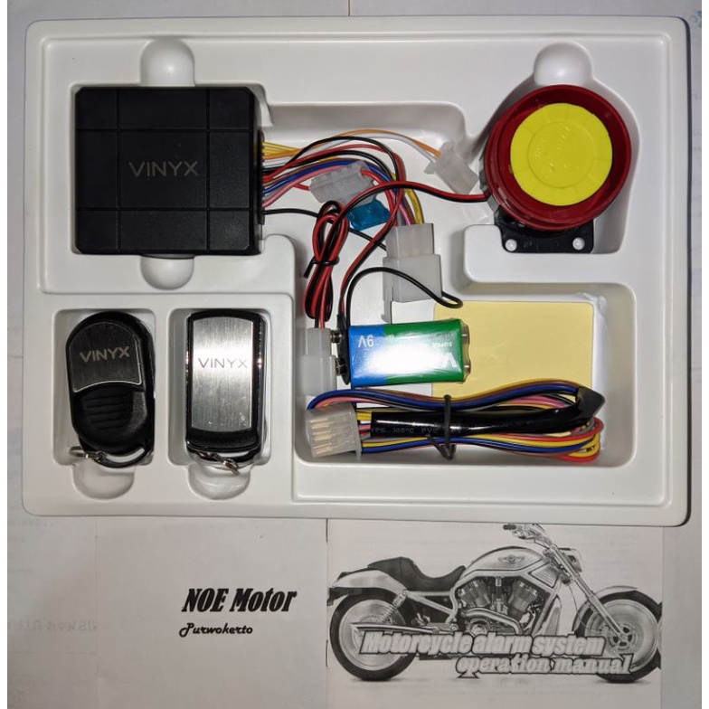 Alarm Sepeda Motor Remote Vinyx